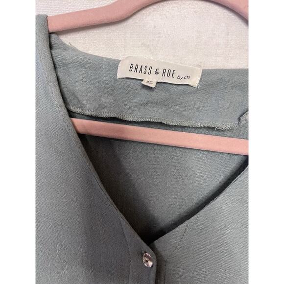 Brass & Roe By CTS Dress Button Up Size XS - Picture 4 of 6